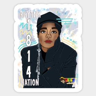 Rhythm Nation || Janet Sticker